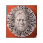 Sun Face, Sun Faces, Home Garden Decor, Mr Harley, Biker, President Bill Clinton, President George W Bush, Zero Stress, Sun Faces, sunface, Wall Decor, Home and Garden Decor, Patio Decor